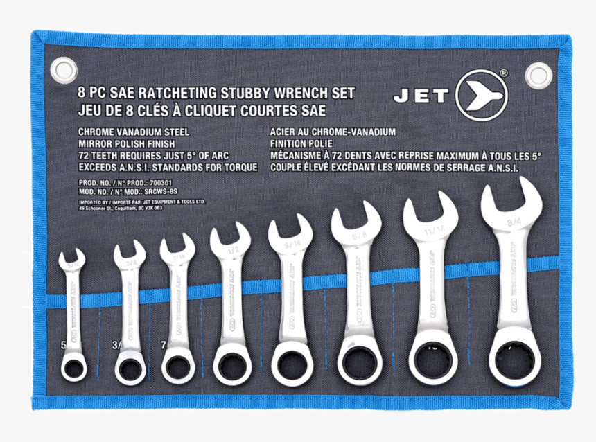 Jet Stubby Ratcheting Wrench Sets Mechanic Tools - Wrench, HD Png Download