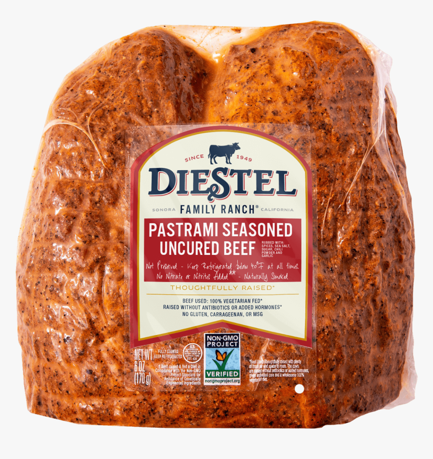 Delibulk Roastbeefpastrami Nongmo Rendering - Diestel, HD Png Download