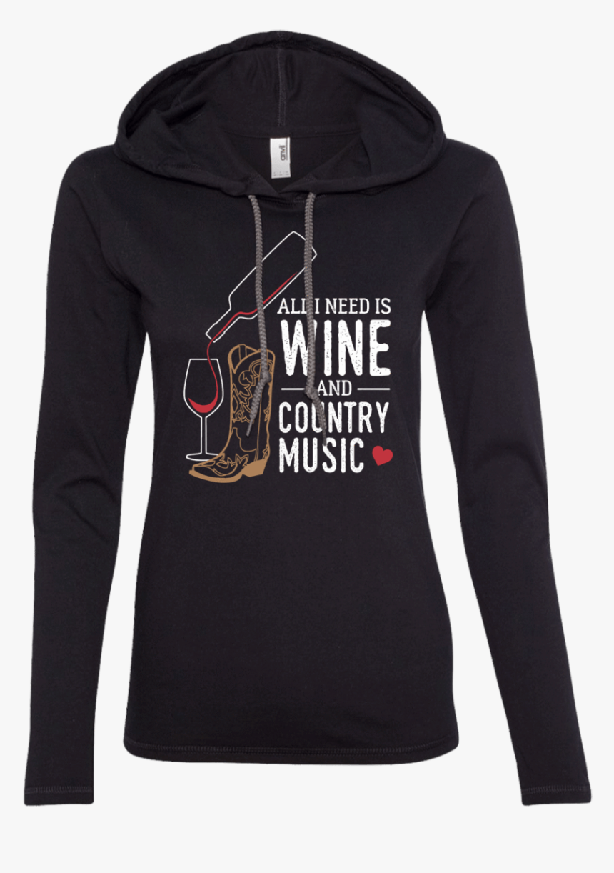 Wine And Country Music 
 Class Lazyload Lazyload Fade - Hockey Mom Chandail, HD Png Download