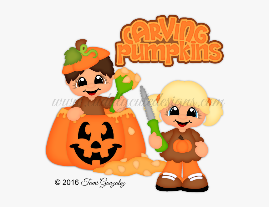 Carving A Pumpkin Clipart Vector Transparent Download - Pumpkin Carving Clipart, HD Png Download