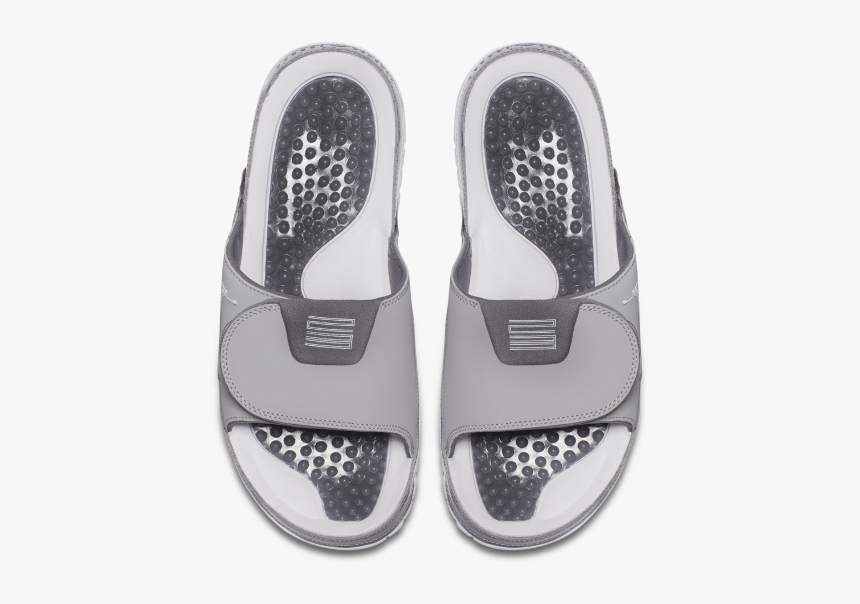 Jordan Hydro Xi Retro Aa1336 004 Medium Grey/white-gunsmoke - Nike, HD Png Download