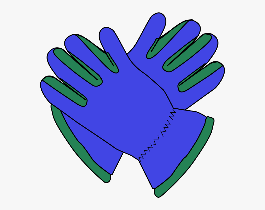Blue Boxing Gloves Clipart - Pair Of Gloves Clipart, HD Png Download