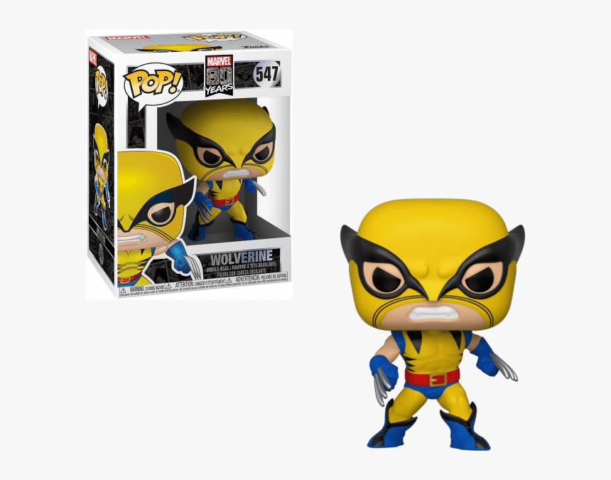 Marvel 80th Pop Vinyl Figure First Appearance Wolverine, HD Png Download