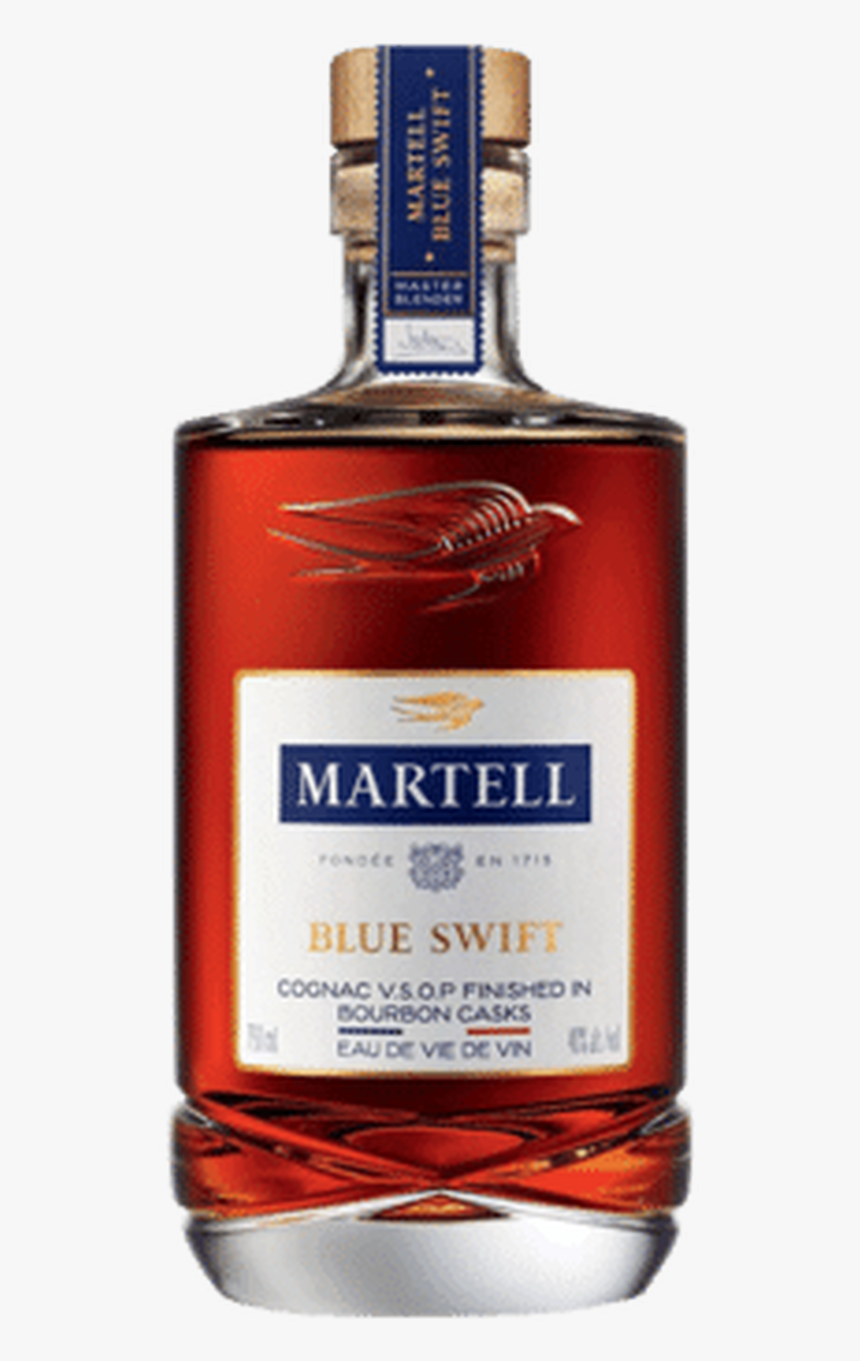 Martell Cognac Blue Swift Vsop 750ml - Martell Blue Swift Cognac, HD Png Download