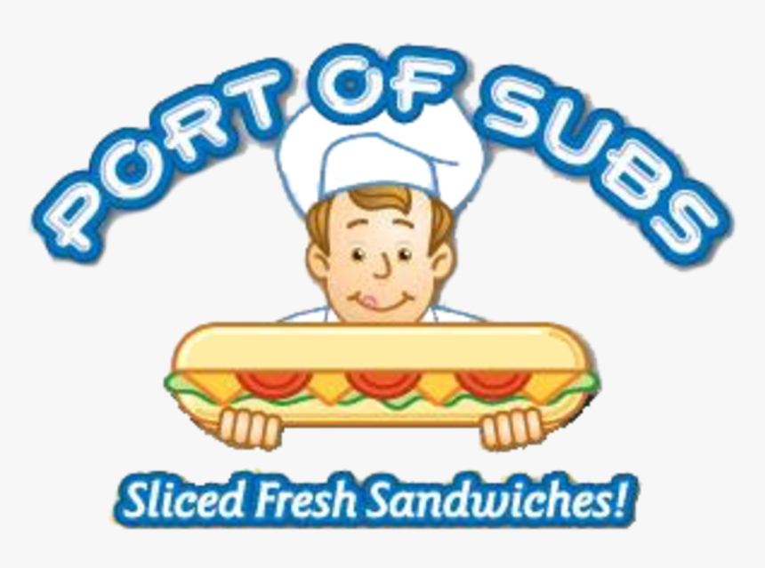 Sliced Turkey Sandwich Clipart Png Royalty Free Port - Port Of Subs, Transparent Png