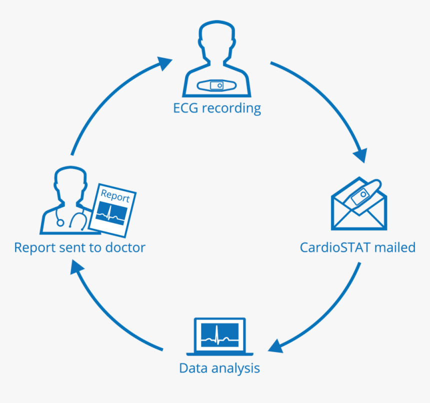 Cardiostat-workflow - Graphics, HD Png Download