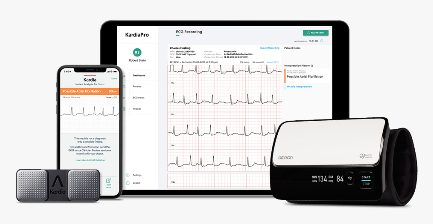 Fda Clears Kardiomobile, A Personal Ecg Device To Detect, HD Png Download