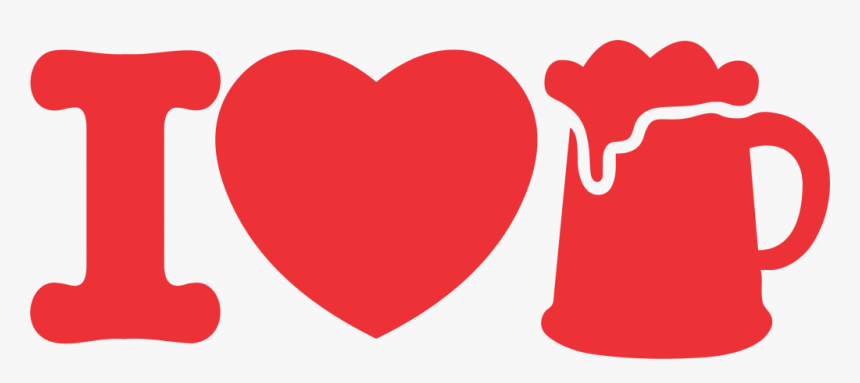Eu Amo Cerveja Png, Transparent Png