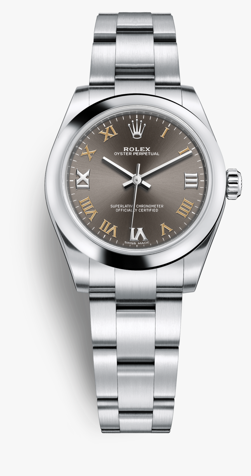 Oyster Perpetual 31, Oyster, 31 Mm, Oystersteel - Black Rolex Perpetual 31, HD Png Download