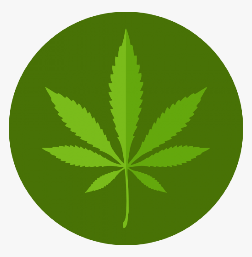 Cannabis Png Image - Flat Marijuana Icon, Transparent Png