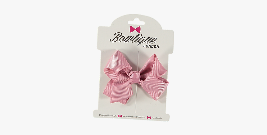 Bowtique London Pink Grosgrain Bow Hair Clip - Wedding Favors, HD Png Download