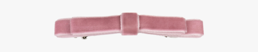 Velvet Double Bow Hair Clip In Rose By Bon Dep 

 
 - Strap, HD Png Download