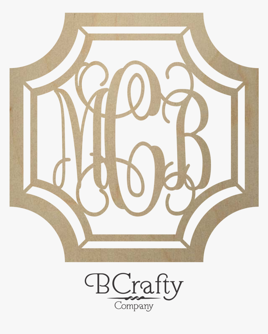 Wooden Monogram Letters - Monogram, HD Png Download