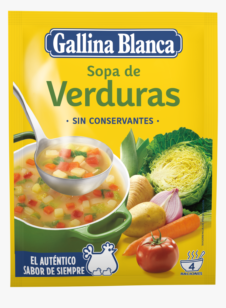 Sopa De Verduras - Gallina Blanca, HD Png Download