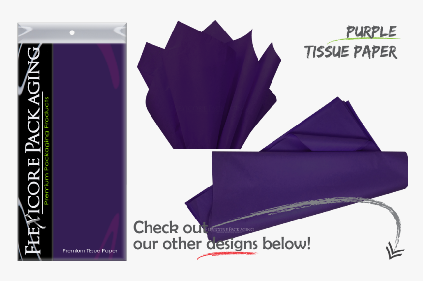 Purple Plum Dark Solid Gift Wrap Paper Tissue Sheets - Askpcexperts, HD Png Download