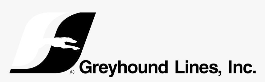 Greyhound Lines Logo Black And White - Calligraphy, HD Png Download