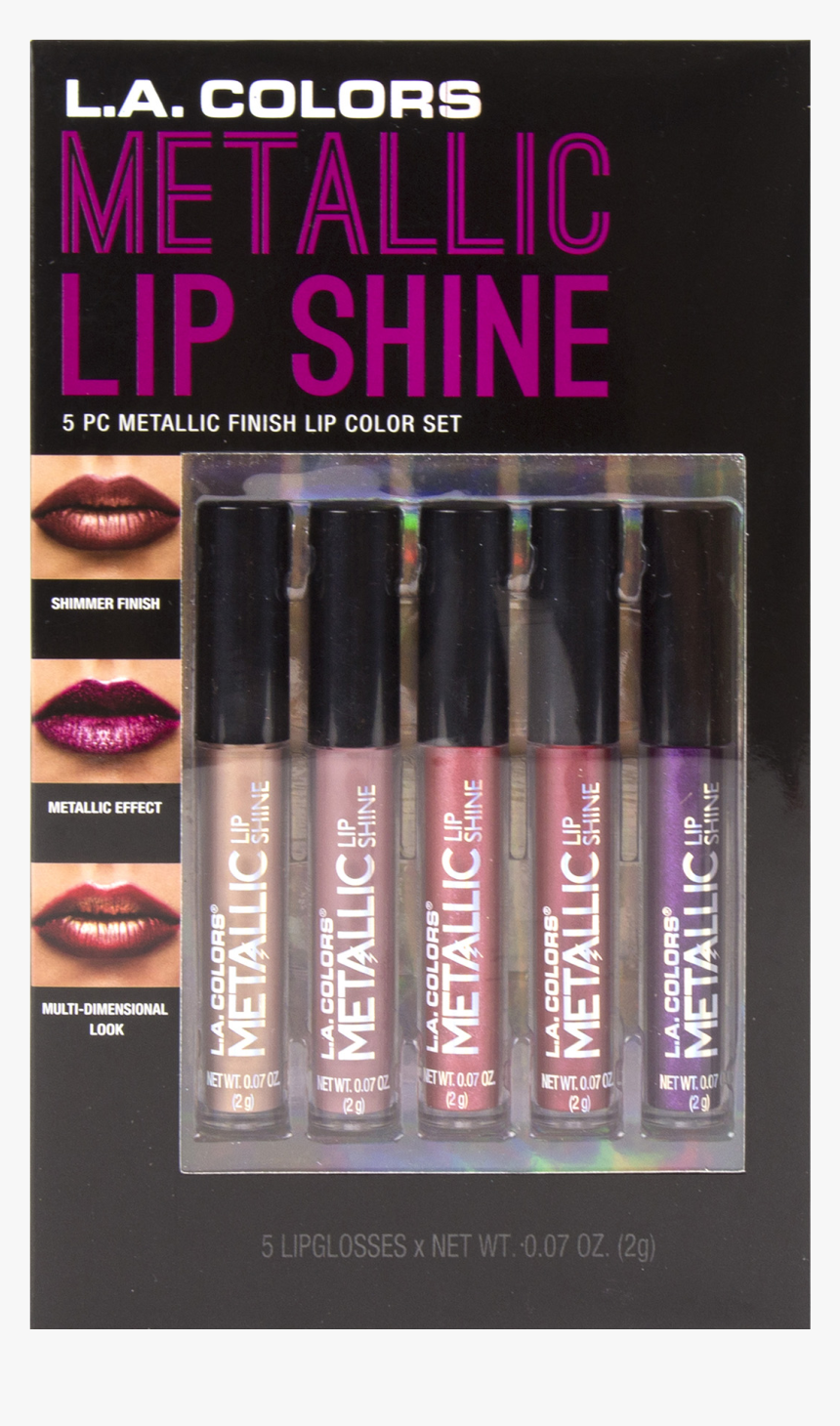 Son La Colors Lipstick Metallic Lip Shine, HD Png Download