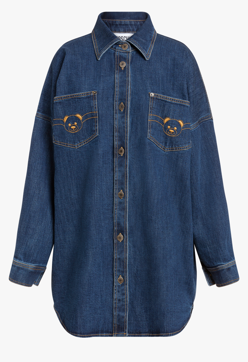 Moschino Teddy Logo Denim Dress, HD Png Download