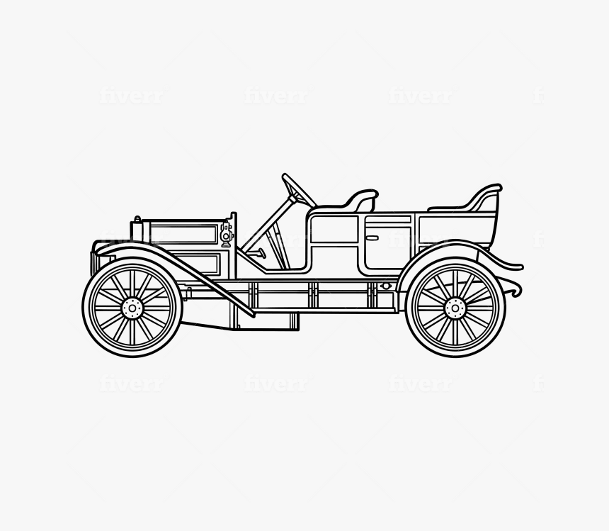 Antique Car, HD Png Download