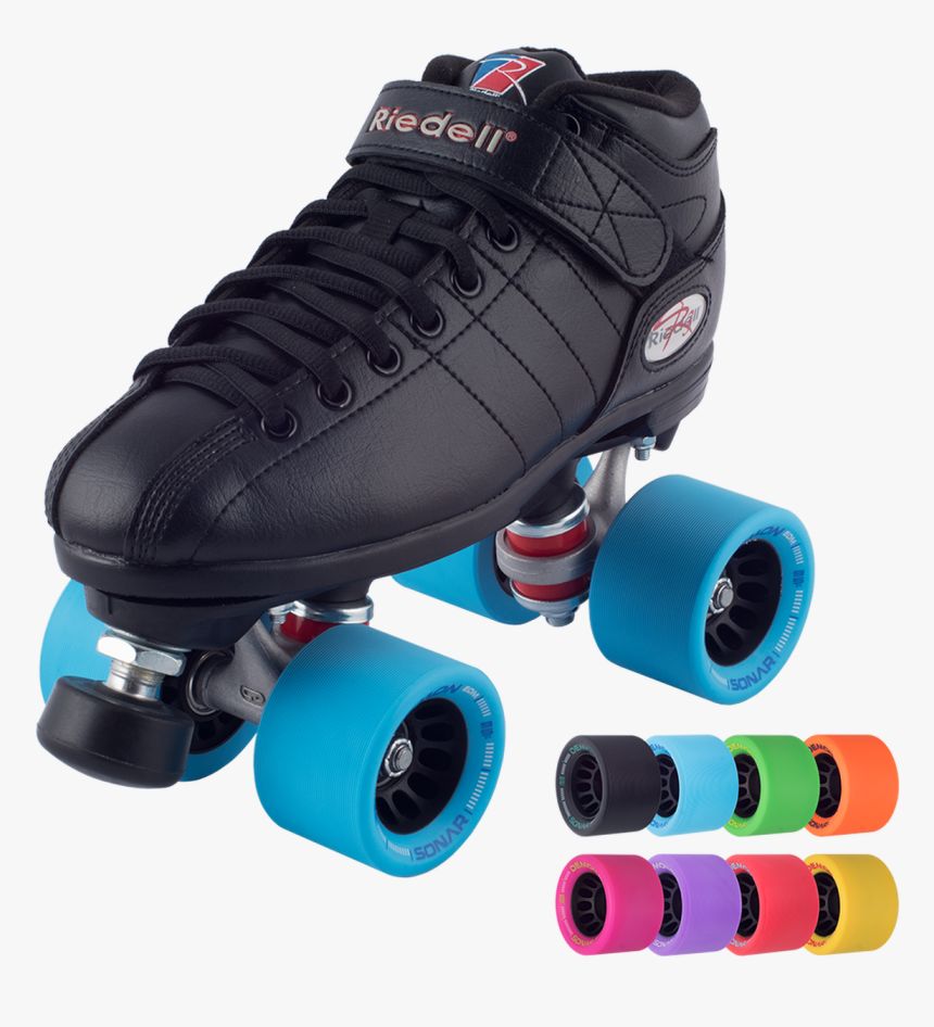 Riedell R3 Demon Roller Skate - Riedell Roller Skates, HD Png Download
