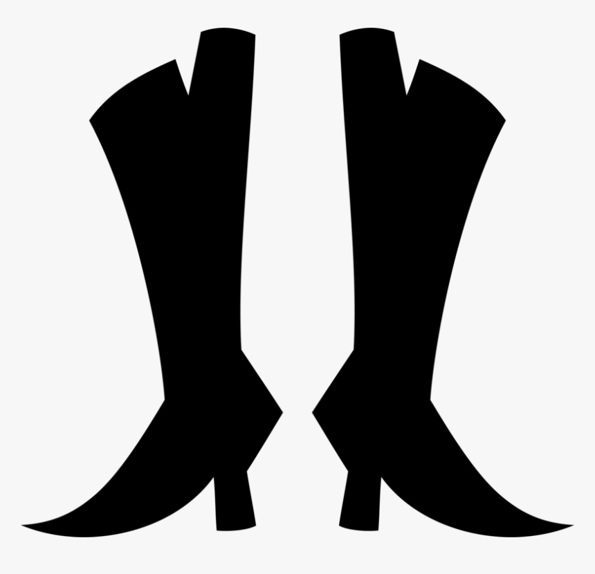 Human Leg,silhouette,leg - Boot, HD Png Download