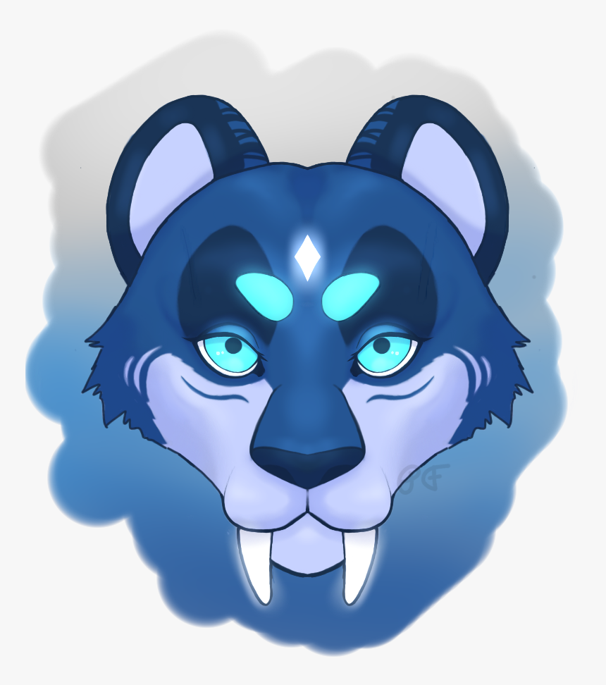 Saber Tooth Shaded - Cartoon, HD Png Download