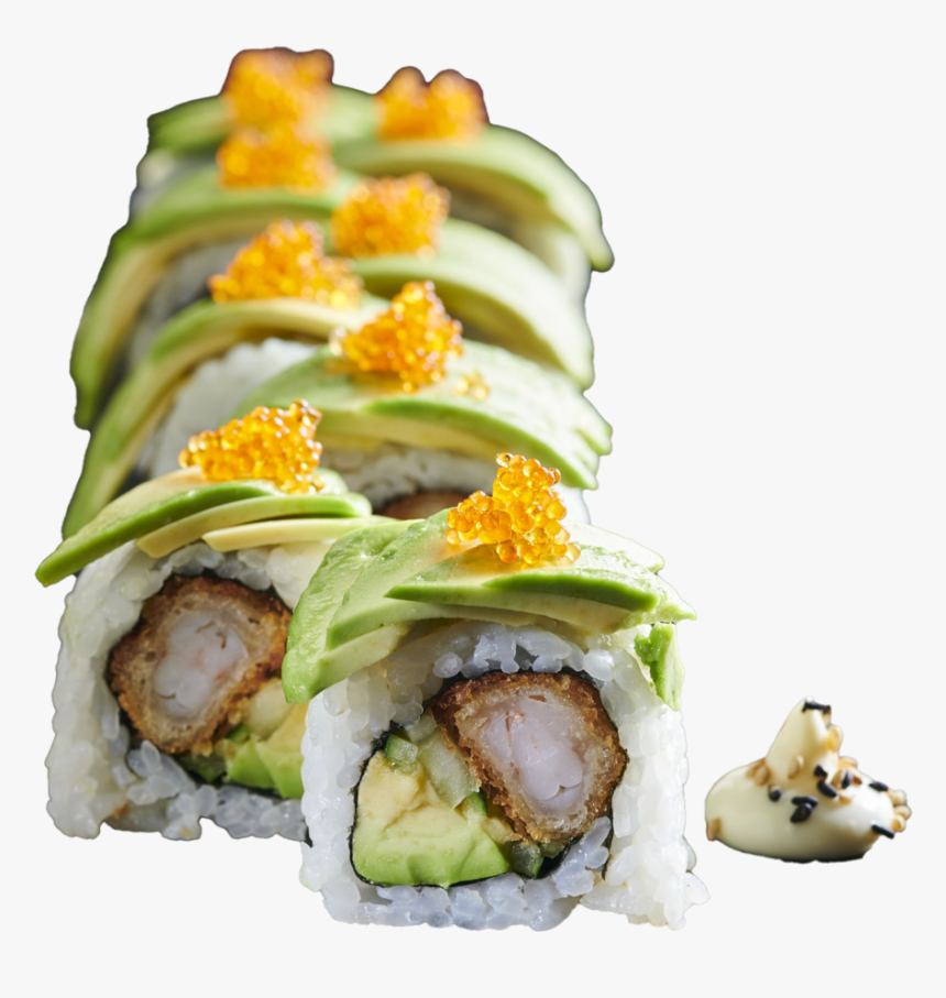 Green Dragon Roll Portrait - California Roll, HD Png Download
