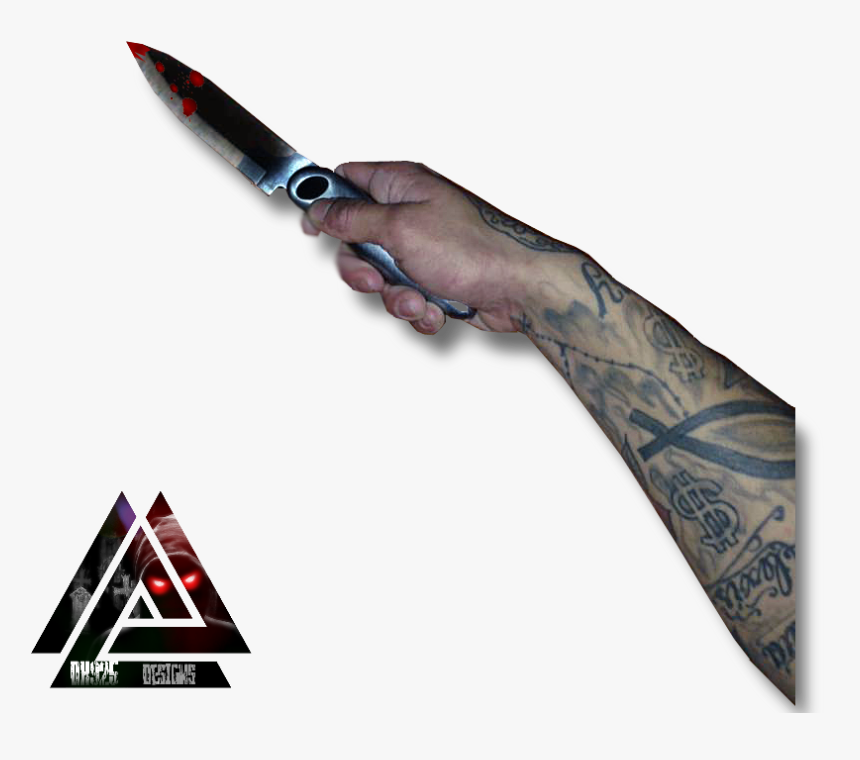 #arm #knife #hand #dk925 #tattoos #tattoo #dk925designs - Utility Knife, HD Png Download