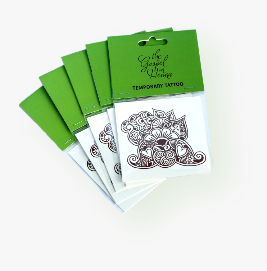 Branded Header Packaging For Temporary Tattoos - Sketch, HD Png Download