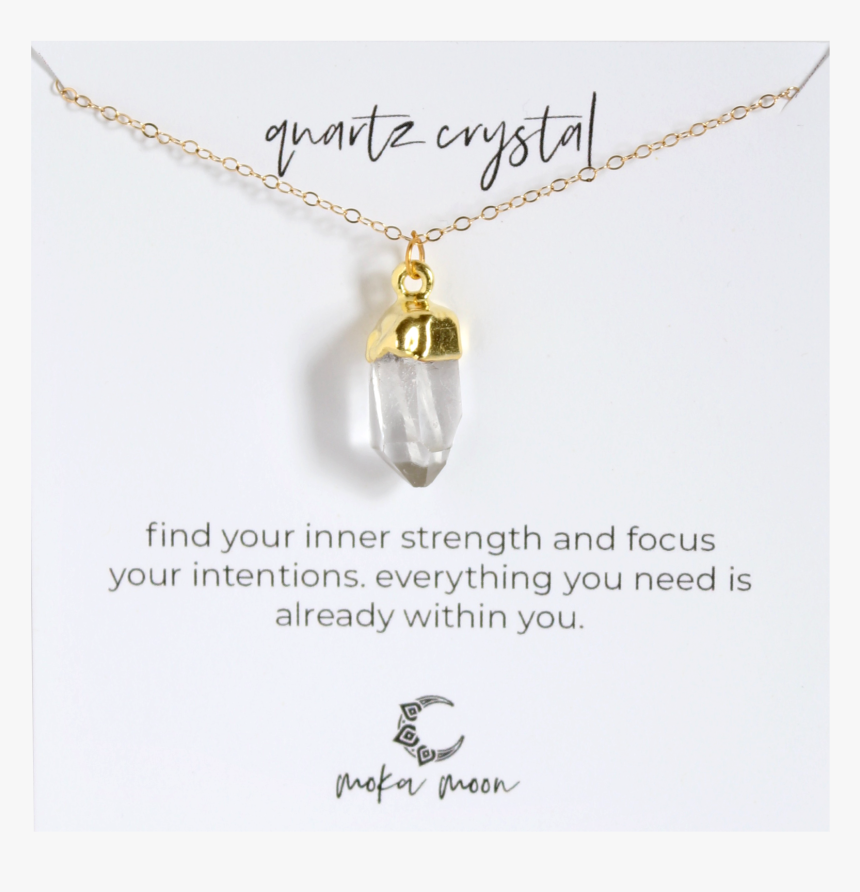 Raw Quartz Crystal Gold Necklace 
 Data-zoom //cdn - Locket, HD Png Download