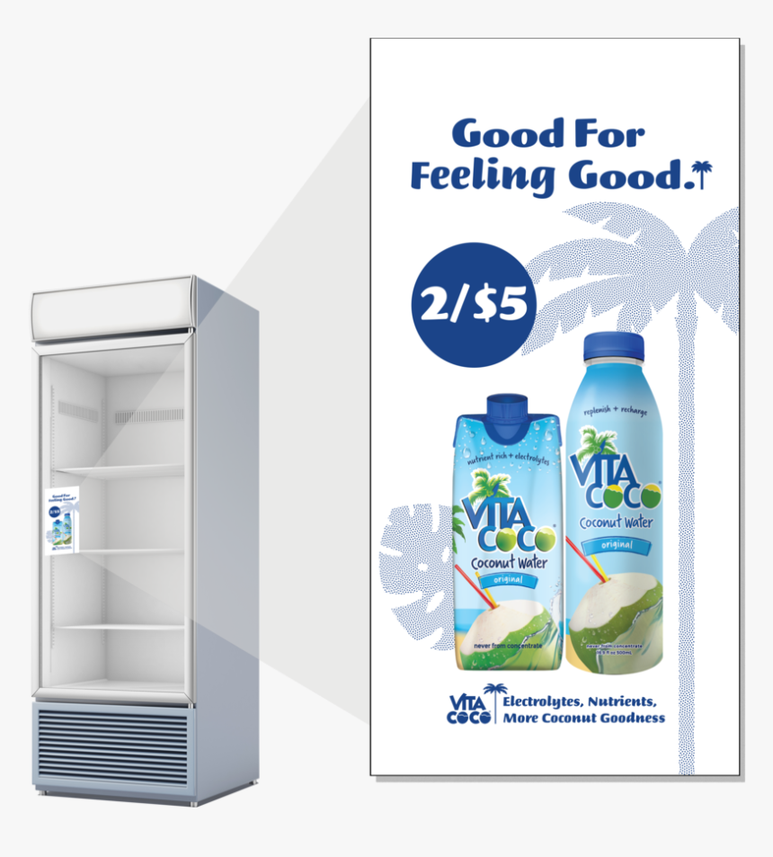 Vc Custom Cooler Cling Mock - Plastic Bottle, HD Png Download