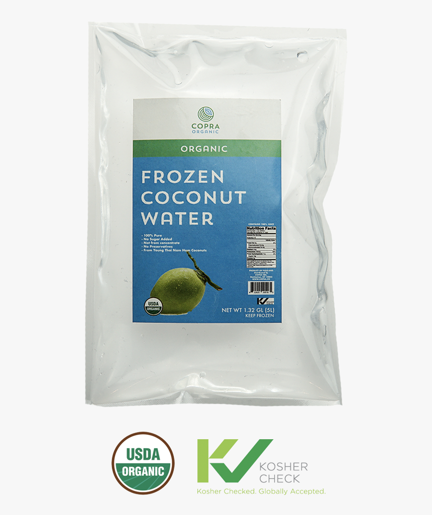 Copra Frozen Bulk Coconut Water - Frozen Young Coconut Water, HD Png Download