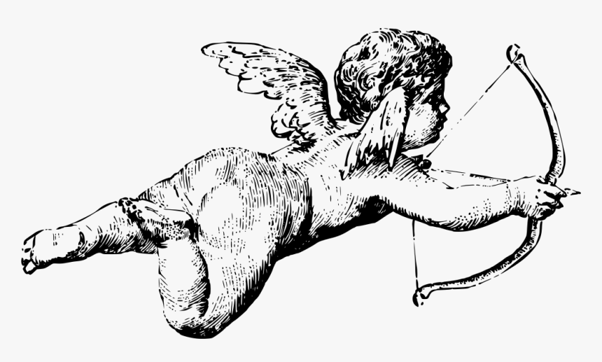 Cherub Black And White, HD Png Download