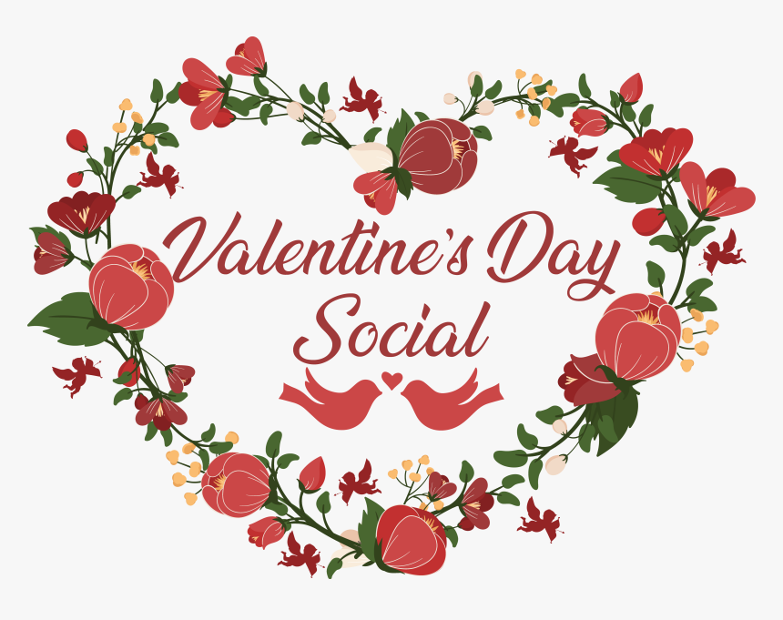 Valentine Social Clip Art, HD Png Download