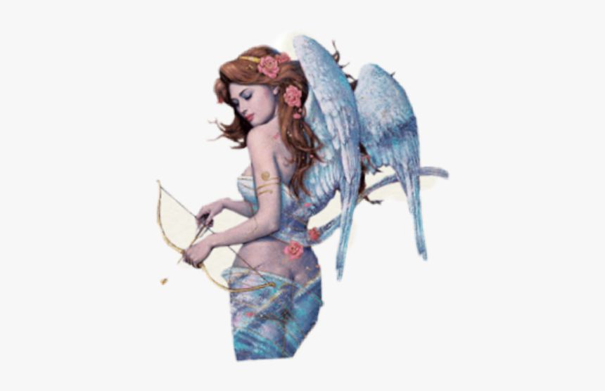 #cupid #girl #cupido - Angel, HD Png Download