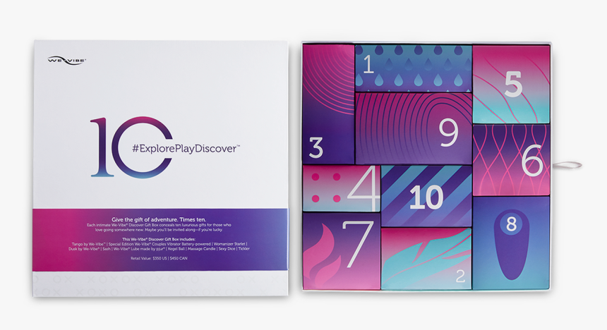 We-vibe Discovery Gift Box For Couples - Graphic Design, HD Png Download