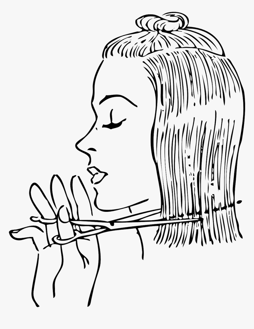 Cutting Hair Clipart, HD Png Download