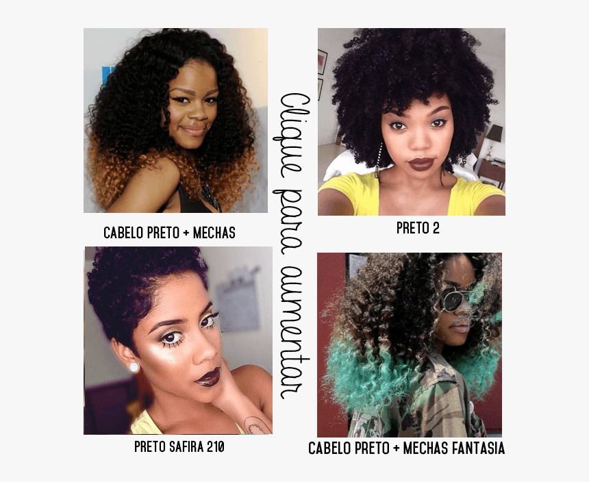 Dicas De Cabelos Pretos Cacheados E Crespos - Cabelos Crespos Preto Azulado, HD Png Download