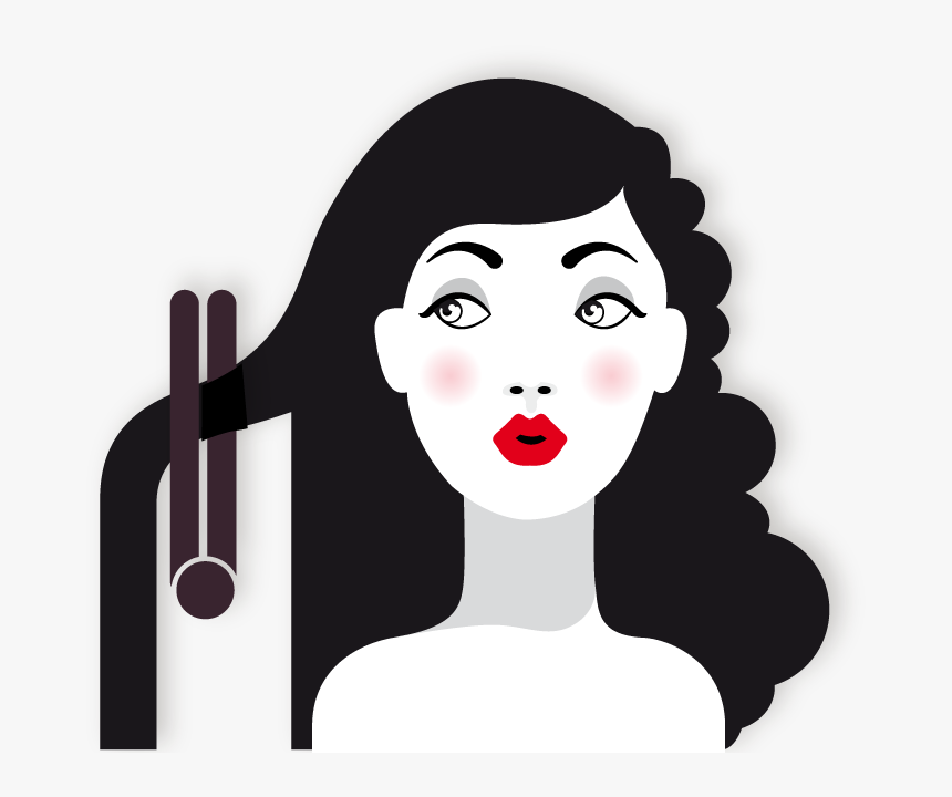 Cosmetology Clipart Hair Roller - Cabelo Queimado Pela Chapinha, HD Png Download