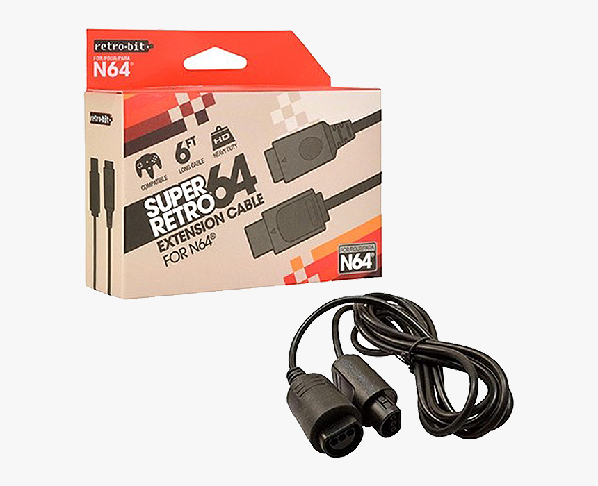 Retro-bit N64 Extension Cable, HD Png Download