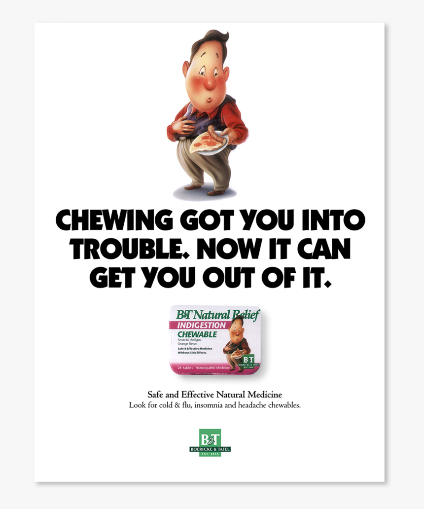 Ad Btnatural Chewing 01 - Interpol Antics, HD Png Download