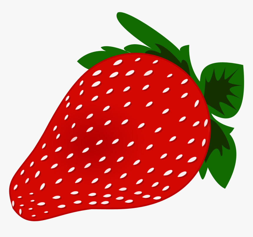 Word Strawberry Clipart - Transparent Background Strawberry Clipart, HD Png Download