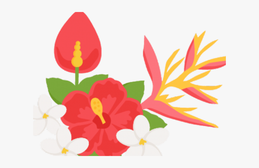 Transparent Tropical Flower Png - Tropical Flower Clipart, Png Download