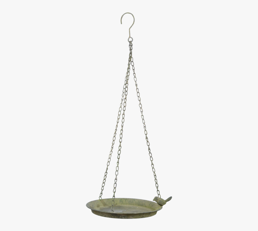 Am Green Hanging Birdbath 1 Bird - Bird Bath, HD Png Download