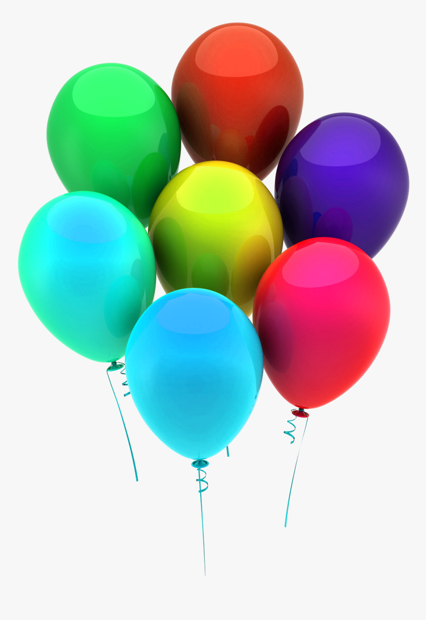 Globos De Colores Png - Colorful Balloons, Transparent Png
