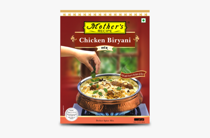 Mother S Recipe Chicken Biryani Masala Mix 80 Gm - Mother's Recipe Chicken Biryani Mix, HD Png Download