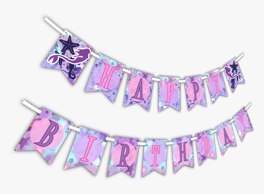 Mermaid Happy Birthday - Portable Network Graphics, HD Png Download