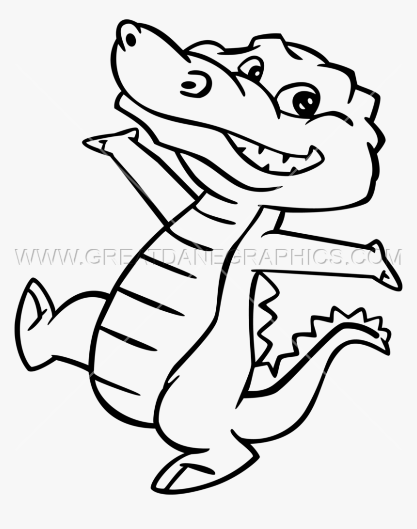 Cartoon Alligator Png, Transparent Png