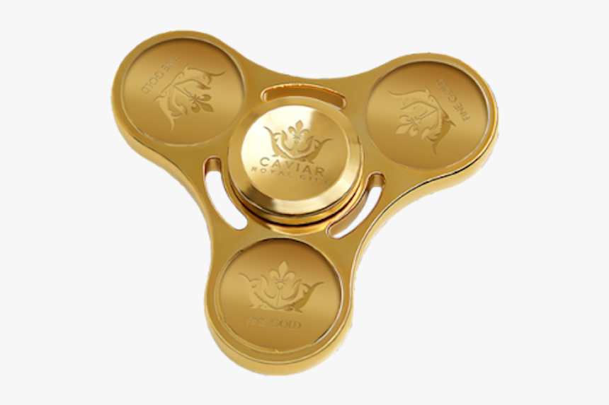 Solid Gold Fidget Spinner, HD Png Download