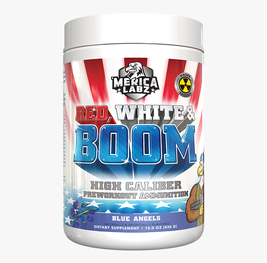 Red, White & Boom H-bomb - Merica Labz Red White And Boom, HD Png Download